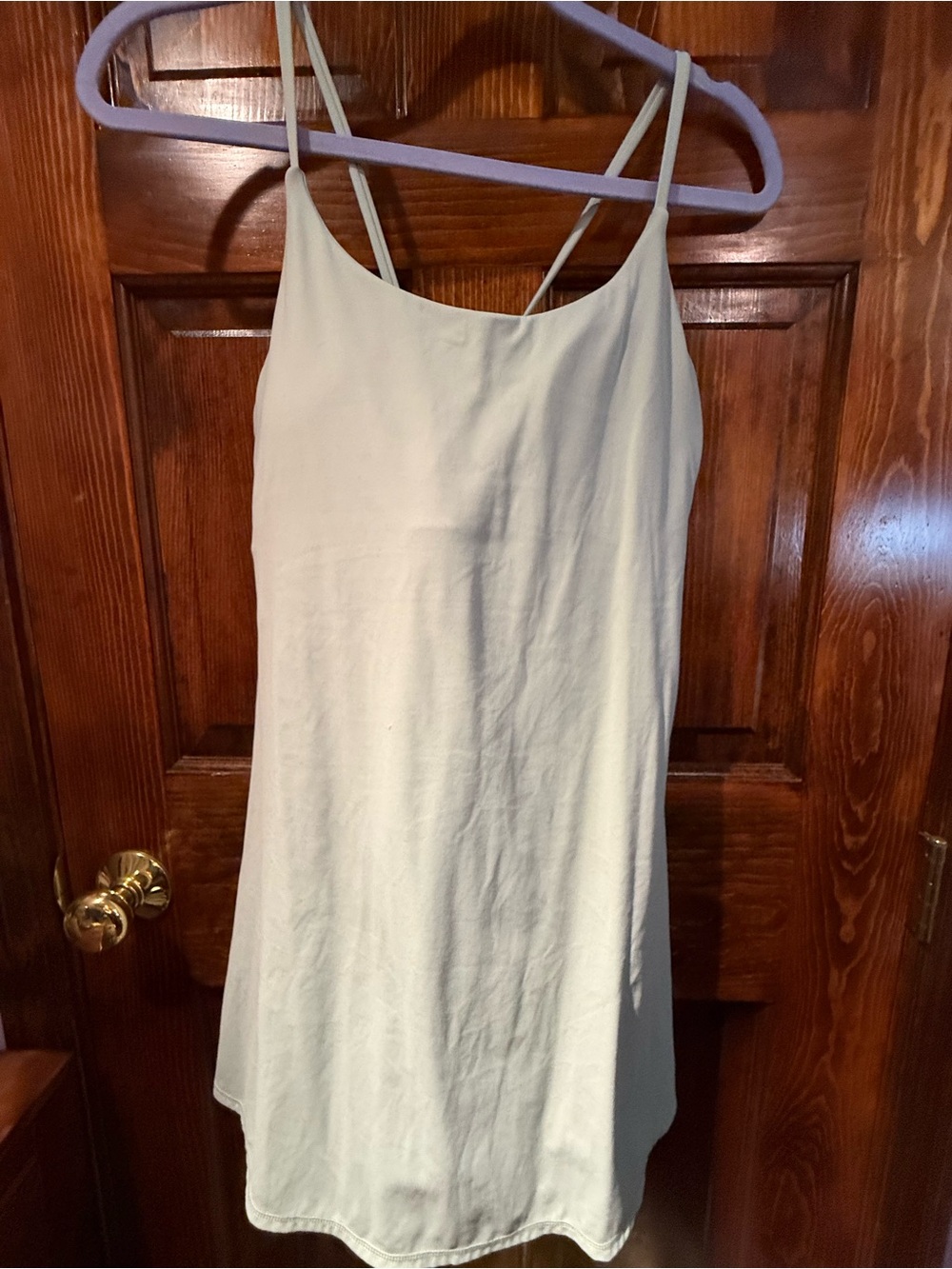HALARA light blue Strappy Slip Dress